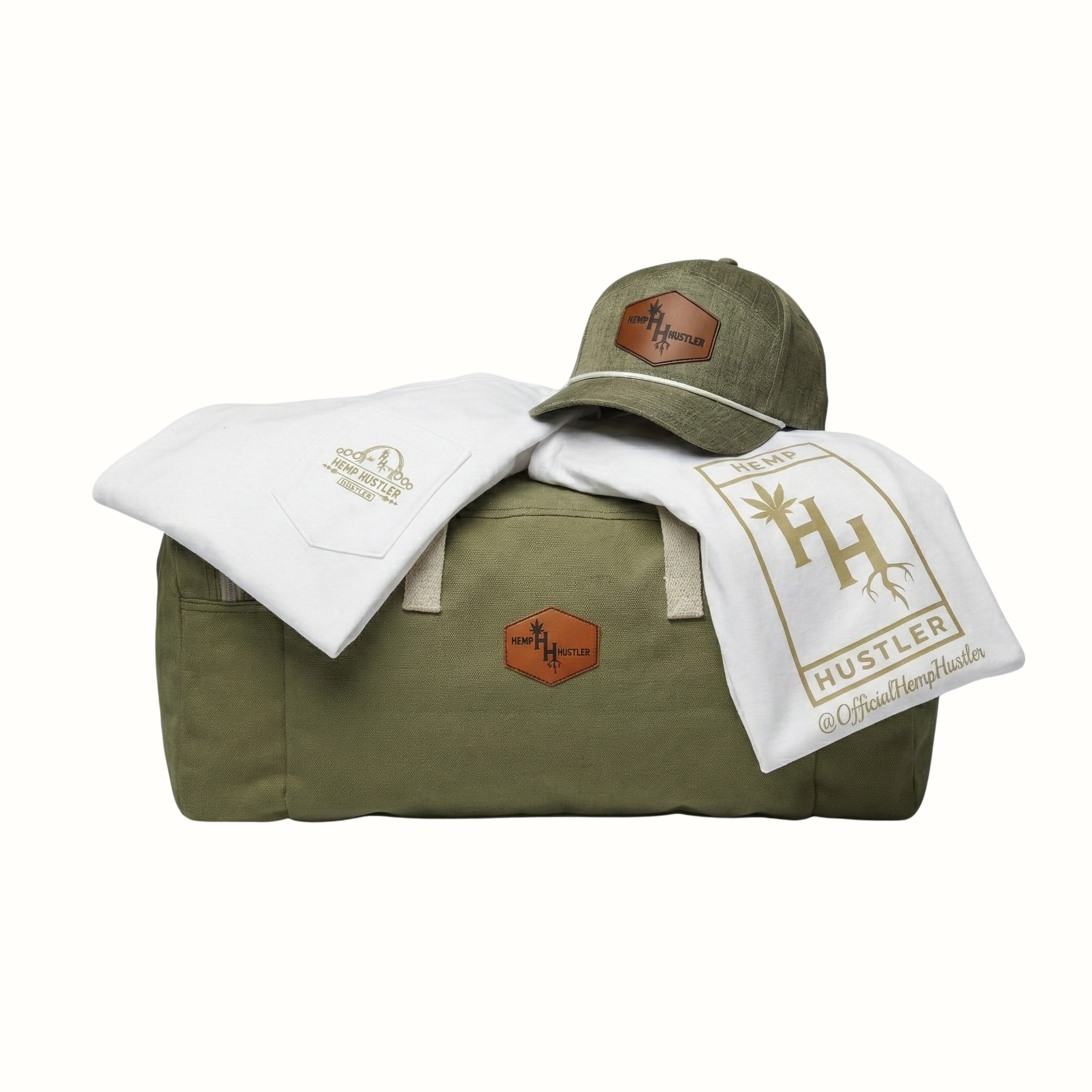 Hustler Uniform [Hat x Shirt x Bag Combo]